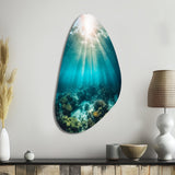 Underwater Coral IV - Asymmetric Metal Wall Art