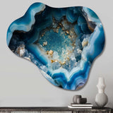 Geode Gems I - Asymmetric Metal Wall Art