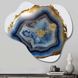 Geode Gems II - Asymmetric Metal Wall Art