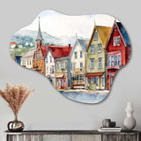 Newfoundland Coastal Vintage II - Asymmetric Metal Wall Art