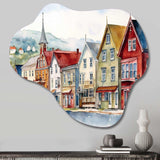 Newfoundland Coastal Vintage II - Asymmetric Metal Wall Art