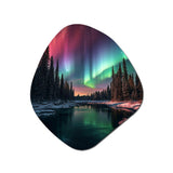 Yukon Northern Lights Beauty IV - Asymmetric Metal Wall Art