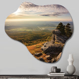 Arkansas Grand Canyon Sunset Harmony I - Asymmetric Metal Wall Art