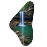 Falls Creek Of Lake Catherine Arkansas II - Asymmetric Metal Wall Art