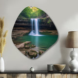 Falls Creek Of Lake Catherine Arkansas II - Asymmetric Metal Wall Art