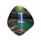 Falls Creek Of Lake Catherine Arkansas II - Asymmetric Metal Wall Art