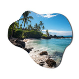 Maui Tropical Dreamscape II - Asymmetric Metal Wall Art