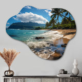 Aloha Tropical Dreamscape II - Asymmetric Metal Wall Art