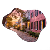 South Carolina Historic Charm Of Charleston - Asymmetric Metal Wall Art