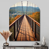 Gatlinburg Skybridge Tennessee - Asymmetric Metal Wall Art