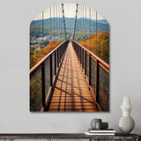 Gatlinburg Skybridge Tennessee - Asymmetric Metal Wall Art