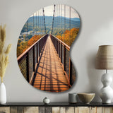 Gatlinburg Skybridge Tennessee - Asymmetric Metal Wall Art