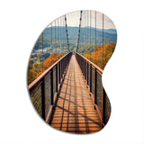 Gatlinburg Skybridge Tennessee - Asymmetric Metal Wall Art