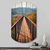 Gatlinburg Skybridge Tennessee - Asymmetric Metal Wall Art