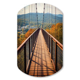 Gatlinburg Skybridge Tennessee - Asymmetric Metal Wall Art