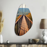 Gatlinburg Skybridge Tennessee - Asymmetric Metal Wall Art