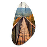 Gatlinburg Skybridge Tennessee - Asymmetric Metal Wall Art