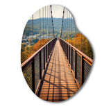 Gatlinburg Skybridge Tennessee - Asymmetric Metal Wall Art