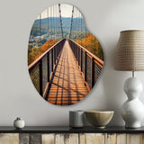 Gatlinburg Skybridge Tennessee - Asymmetric Metal Wall Art