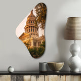 Texas Architectural Heritage - Asymmetric Metal Wall Art