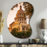 Texas Architectural Heritage - Asymmetric Metal Wall Art