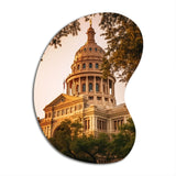 Texas Architectural Heritage - Asymmetric Metal Wall Art