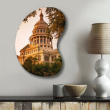 Texas Architectural Heritage - Asymmetric Metal Wall Art