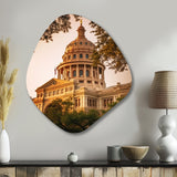 Texas Architectural Heritage - Asymmetric Metal Wall Art