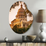 Texas Architectural Heritage - Asymmetric Metal Wall Art