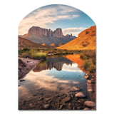 Texas Big Bend National Park - Asymmetric Metal Wall Art