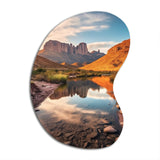 Texas Big Bend National Park - Asymmetric Metal Wall Art