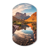 Texas Big Bend National Park - Asymmetric Metal Wall Art