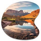 Texas Big Bend National Park - Asymmetric Metal Wall Art