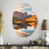 Texas Big Bend National Park - Asymmetric Metal Wall Art