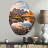 Texas Big Bend National Park - Asymmetric Metal Wall Art