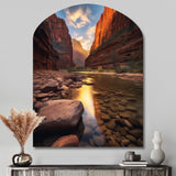 Zion National Park Utah - Asymmetric Metal Wall Art