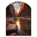 Zion National Park Utah - Asymmetric Metal Wall Art