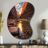 Zion National Park Utah - Asymmetric Metal Wall Art