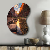 Zion National Park Utah - Asymmetric Metal Wall Art