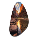 Zion National Park Utah - Asymmetric Metal Wall Art