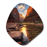 Zion National Park Utah - Asymmetric Metal Wall Art