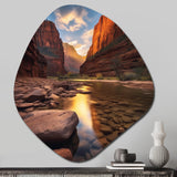 Zion National Park Utah - Asymmetric Metal Wall Art