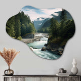 Washington Mount Rainier National Park III - Asymmetric Metal Wall Art