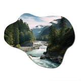 Washington Mount Rainier National Park III - Asymmetric Metal Wall Art