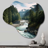 Washington Mount Rainier National Park III - Asymmetric Metal Wall Art