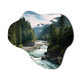 Washington Mount Rainier National Park III - Asymmetric Metal Wall Art