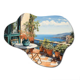 La Dolce Italian Coast I - Asymmetric Metal Wall Art