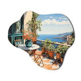 La Dolce Italian Coast I - Asymmetric Metal Wall Art