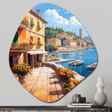 La Dolce Italian Beachside I - Asymmetric Metal Wall Art