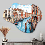 Venetian Artistry Canal - Asymmetric Metal Wall Art